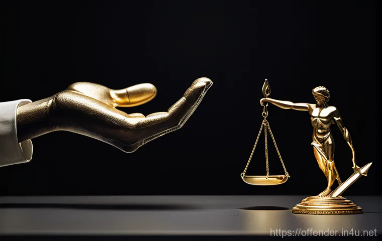 형사처벌과 민사배상의 차이 - A warm and reassuring scene in a bright, contemporary law office. A person, representing a victim, i...